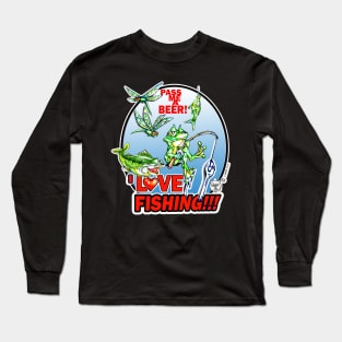 I LOVE FISHING - PASS ME A BEER Long Sleeve T-Shirt